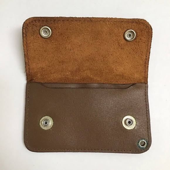 Harley Davidson Leather Wallet Biker/Motorcycle Wood Picture Frame LOT Vintage - Picture 3 of 16